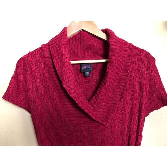 2 B Bebé Knit Red Sweater Pullover size Small - Picture 3 of 9